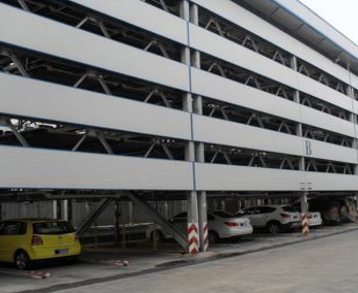 重慶萬州PSH5五層升降橫移立體停車設備